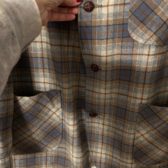 Vintage Pendleton country traditions men’s Plaid sports Blazer. Large - Picture 2 of 5